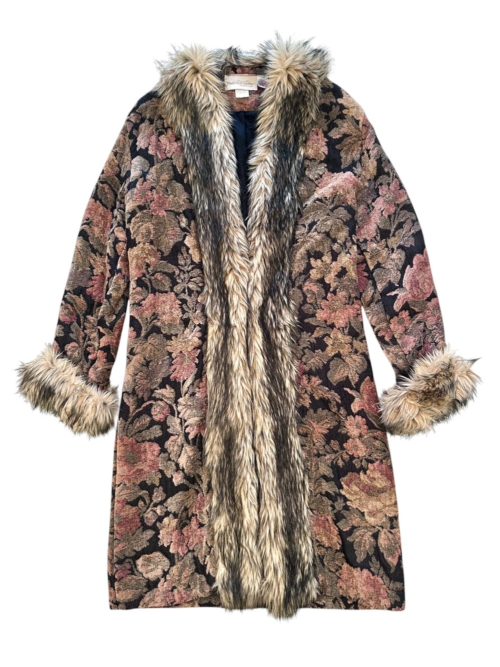 Vintage Tapestry Penny Lane Coat size Small